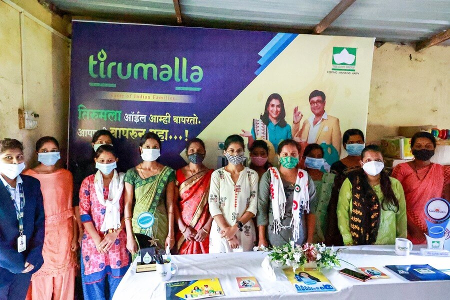 Tirumalla Oil offering jobs to women in Waybatwadi Village