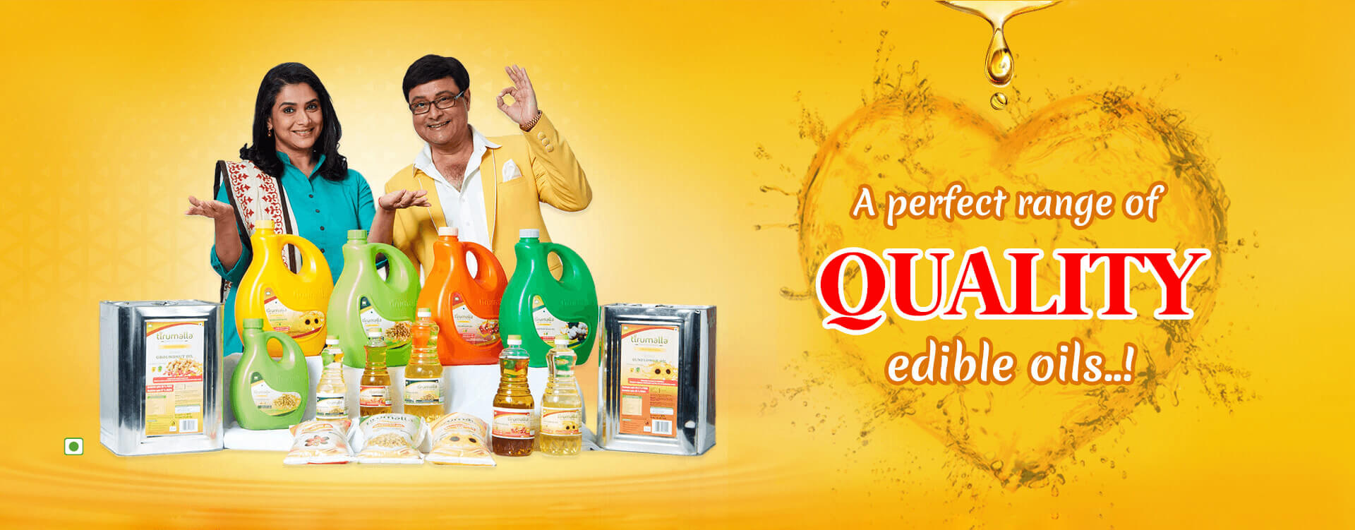 Tirumalla Edible Oil - Top Cooking Oil Brand In India